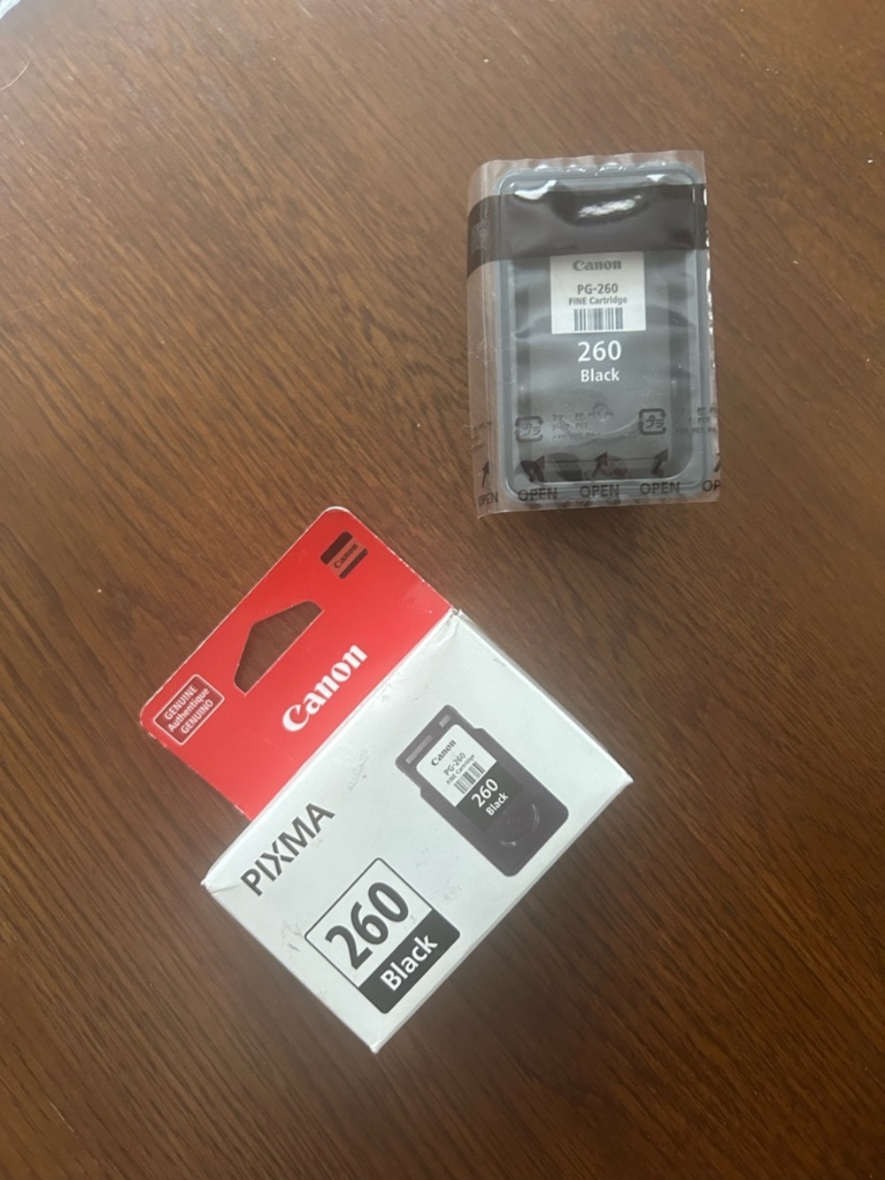 NEW Canon Pixma Black Ink 260 PG-260 (Qty 2)